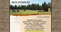 Desktop Screenshot of mcsstables.com