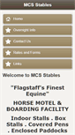 Mobile Screenshot of mcsstables.com